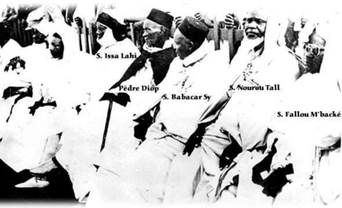 Serigne Babacar Sy, Serigne fallou Mbacké, Seydina Issa Laye ,Thierno Seydou Nourou Tall,L'Unité confrérique pour un Sénégal de fraternité et de Paix,Tous au Service de L'islam